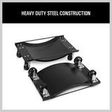NNEDSZ 2-Piece Wheel Dolly Car Positioning Jack 450kg Vehicle Mover Transporter Trolley