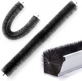 NNEDSZ 98x10cm 12x Gutter Brush Roof Leaf Guard Heavy Duty Twigs Filter Home Garden