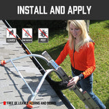 NNEDSZ 98x10cm 12x Gutter Brush Roof Leaf Guard Heavy Duty Twigs Filter Home Garden