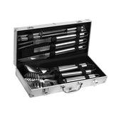 NNEDSZ 10Pcs BBQ Tool Set Stainless Steel Outdoor Barbecue Aluminium Grill Cook kitchen