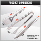 NNEDSZ 10Pcs BBQ Tool Set Stainless Steel Outdoor Barbecue Aluminium Grill Cook kitchen