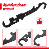 NNEDSZ 12inch Multipurpose Wrench Tool Bottle Opener Repair Tools Spanner Portable