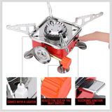 NNEDSZ Outdoor Folding Mini Gas Burner Cooking Stove Butane Gas BBQ Hiking AU Stock