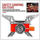 NNEDSZ Outdoor Folding Mini Gas Burner Cooking Stove Butane Gas BBQ Hiking AU Stock