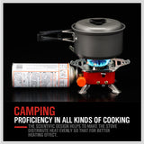 NNEDSZ Outdoor Folding Mini Gas Burner Cooking Stove Butane Gas BBQ Hiking AU Stock