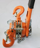 NNEDSZ 1.5 Ton Lever Block Chain Hoist G80 Ratchet Hoist Capacity 3m Lifter Heavy Duty
