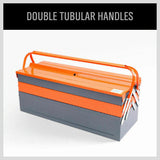 NNEDSZ 5-TSteel Cantilever Tool Storage Box Portable Parts Organiser Carry Holder