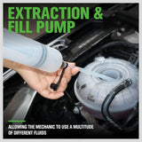 NNEDSZ Fluid Extractor, Oil Extraction & Fill Pump, Fluid Syringe Pump Manual Suction Vacuum Fuel Car Transfer (500ML)