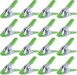 NNEDSZ 16-Pack 6-inch Strong Spring Clamps Set, Large Super Heavy Duty Spring Clamps Metal Anti-Slip Grip Handle - 2.5 inch Jaw Opening