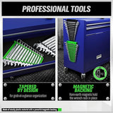 NNEDSZ 2Pack Magnetic Wrench Organizer wrench rack Tool Trays, Premium Quality Wrench Holder