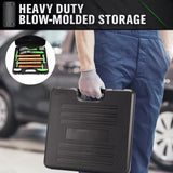 NNEDSZ 9-Piece Garden Tools Auto Body Hammer Dolly Set Car Body Dent Repair Tool Case