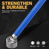 NNEDSZ Jumbo Hex Key Allen Wrench Set | 13-Piece Metric 2-19mm | Long Ball End Durable CR-V | Automotive | Mechanic | Furniture | Professional Grade Tools