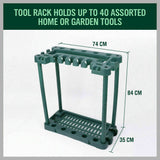 NNEDSZ VaKa Garden Farm Shed Garage Tools Storage Rack Handles Organizer Holder