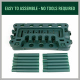 NNEDSZ VaKa Garden Farm Shed Garage Tools Storage Rack Handles Organizer Holder