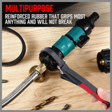 NNEDSZ 2x Rubber Strap Wrench Adjustable DIY Plumber Jars Hose Pipe Oil Filter Opener