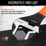NNEDSZ 2x Adjustable Wrench Set 6" 10" Wide Jaw Spanner Cr-V Steel Workshop Metric SAE