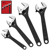 NNEDSZ SEDY 4Pc Adjustable Wrench Set Shifter Heavy Duty SAE & Metric Household Repair