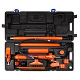NNEDSZ 12T Porta Power Kit Hydraulic Ram Pump Oil Hose Automotive Body Repair Tool