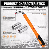 NNEDSZ 3Pcs Telescoping Lug Wrench 17/19mm 21/23MM Extendable Lug Wrench Tire Wrench
