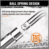 NNEDSZ 3Pcs Telescoping Lug Wrench 17/19mm 21/23MM Extendable Lug Wrench Tire Wrench