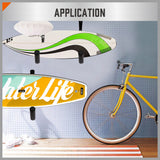 NNEDSZ HORUSDY Large 4Pc Wall Mount Hook Set Heavy Duty Garage Kayak Holder Bike Rack