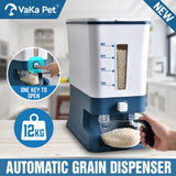 NNEDSZ Auto Grain Case Cereal Dispenser Storage Box Kitchen Food Rice Container Cup