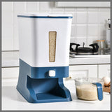 NNEDSZ Auto Grain Case Cereal Dispenser Storage Box Kitchen Food Rice Container Cup