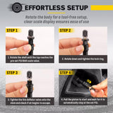 NNEDSZ 4Pcs Tyre Deflators Air Deflator Tire Valve Core Tool 10~30 PSI Portable 4x4 Au