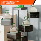 NNEDSZ Removable Kitchen Trolley Cart Vegetable Storage Organiser Holder Rotating Rack