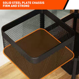 NNEDSZ Removable Kitchen Trolley Cart Vegetable Storage Organiser Holder Rotating Rack
