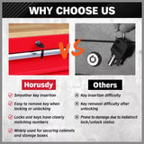 NNEDSZ 9 Drawers Tool Box Chest Cabinet Trolley Box Garage Storage Toolbox Red 1000lbs