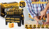NNEDSZ 140Pcs Magnetic Screwdriver Set Hex Key Magnetizer Demagnetizer Precision Screwdriver