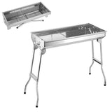 NNEDSZ BBQ Grill Steel Roast Camping Picnic Charcoal Portable Foldable Barbecue Outdoor