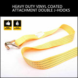NNEDSZ 50mm x 10M Tie Down Strap Heavy Duty Ratchet Straps Trailer Boat 2000KG Loading