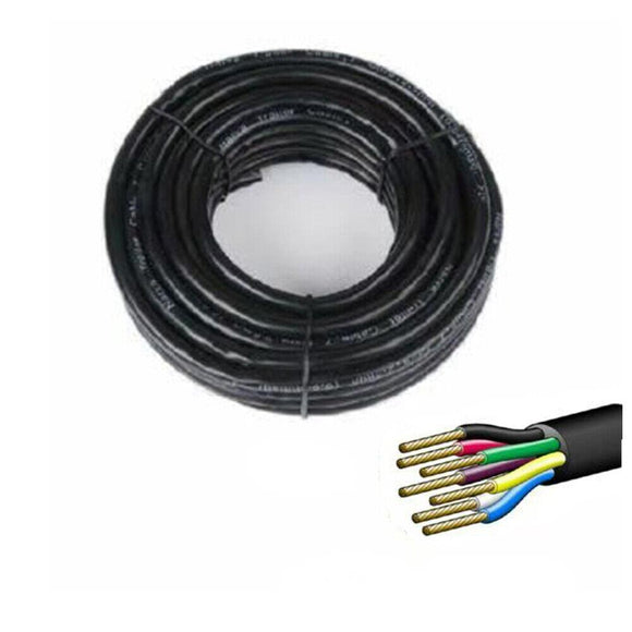 NNEDSZ 10M X 7 Core Wire Cable Trailer Cable Automotive Boat Caravan Truck Coil V90 PVC