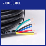 NNEDSZ 10M X 7 Core Wire Cable Trailer Cable Automotive Boat Caravan Truck Coil V90 PVC