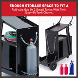 NNEDSZ 4-Drawer Welding Cart MIG Welder Trolley Cabinet TIG ARC MMA Plasma Cutter Bench