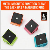 NNEDSZ 16Pc Magnetic Spring Clamps Magnet Refrigerator Clips Note Holder Fridge Tips