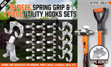 NNEDSZ HORUSDY Spring Grip Mop & Broom Holder Wall Mounted Garden Tools Storage Clip