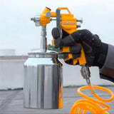 NNEDSZ Ingco 5Pc Compessor Air Tool Set Paint Sprayer Air Blower Wash Tyre Inflating 5M Hose