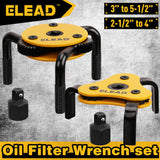 NNEDSZ 2Pcs Oil Filter Wrench Set Adjustable Oil Filter Change Set Engine Filters
