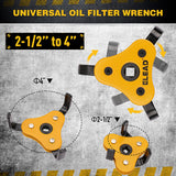 NNEDSZ 2Pcs Oil Filter Wrench Set Adjustable Oil Filter Change Set Engine Filters