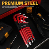 NNEDSZ 13Pc Extra Large Hex Key Set Long Allen Key Wrench Ball End SAE 5/64"-3/4