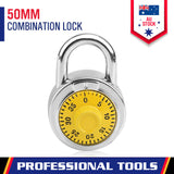 NNEDSZ Lock Dial Combination Lock Gym Sports Locker Toolbox Case School Portable Au