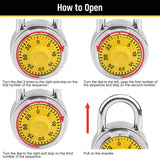 NNEDSZ Lock Dial Combination Lock Gym Sports Locker Toolbox Case School Portable Au