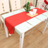 NNEDSZ Christmas Chair Covers Tablecloth Runner Decoration Xmas Dinner Party Santa Gift, 8x Chair Covers