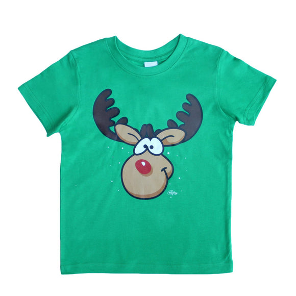 NNEDSZ New Funny Adult Xmas Christmas T Shirt Tee Mens Womens 100% Cotton Jolly Ugly, Reindeer (Green), XL