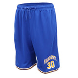 NNEDSZ Men's Basketball Sports Shorts Gym Jogging Swim Board Boxing Sweat Casual Pants, Yellow - Los Angeles 24, L