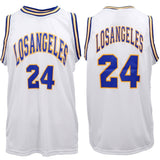 NNEDSZ New Men's Basketball Jersey Sports T Shirt Tee Vest Tops Gym Chicago Los Angeles, White - Chicago 23, XL
