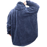 NNEDSZ Oversized Soft Pullover Plain Hoodie Warm Fleece Blanket Plush Winter Sweatshirt, Christmas Bunny, Adult
